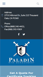 Mobile Screenshot of paladinriskmanagement.com